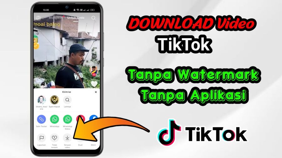 Cara Download Video TikTok Tanpa Watermark